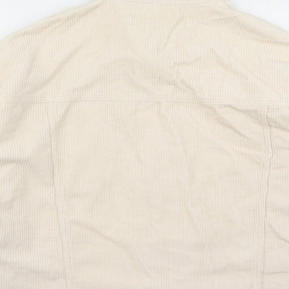 Zara Womens Beige Jacket Size XS Button
