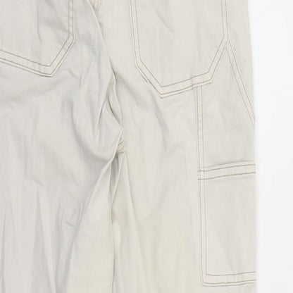 Gap Womens Beige Cotton Cropped Jeans Size 26 in L25 in Regular Zip