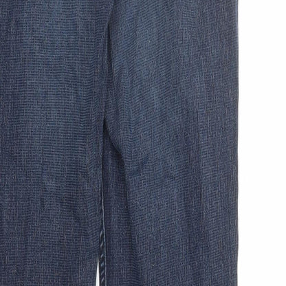 Womens UK Size 30 in Miss Captain Regular Fit Straight Blue Jeans
