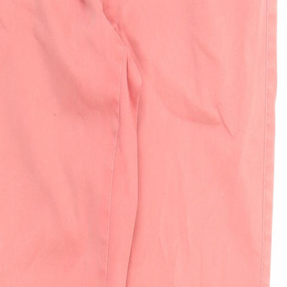 Olsen Womens Orange Cotton Straight Jeans Size 30 in L29 in Regular Zip