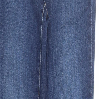Levi's Womens Blue Cotton Skinny Jeans Size 26 in L29 in Regular Zip