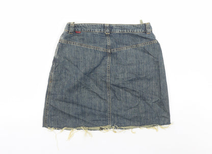 Womens UK Size 30 in Jackpot A-Line Denim Skirt