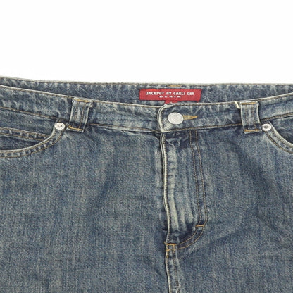 Womens UK Size 30 in Jackpot A-Line Denim Skirt