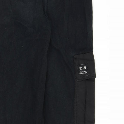 BDG Womens Black Cotton Straight Jeans Size S L27 in Regular Zip