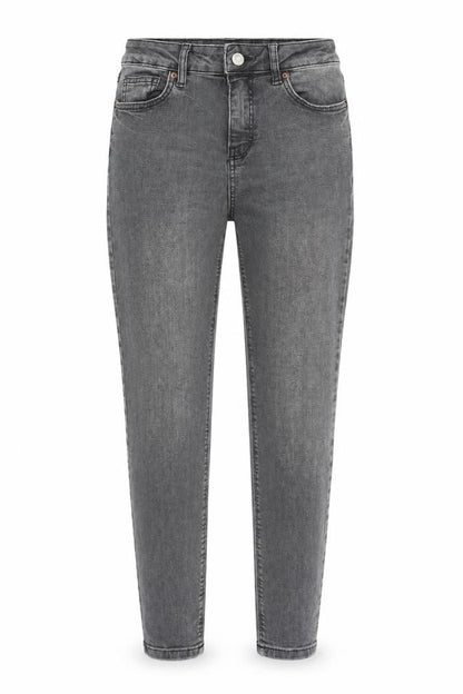Womens UK Size 8 Denim & Co. Regular Fit Straight Grey Jeans