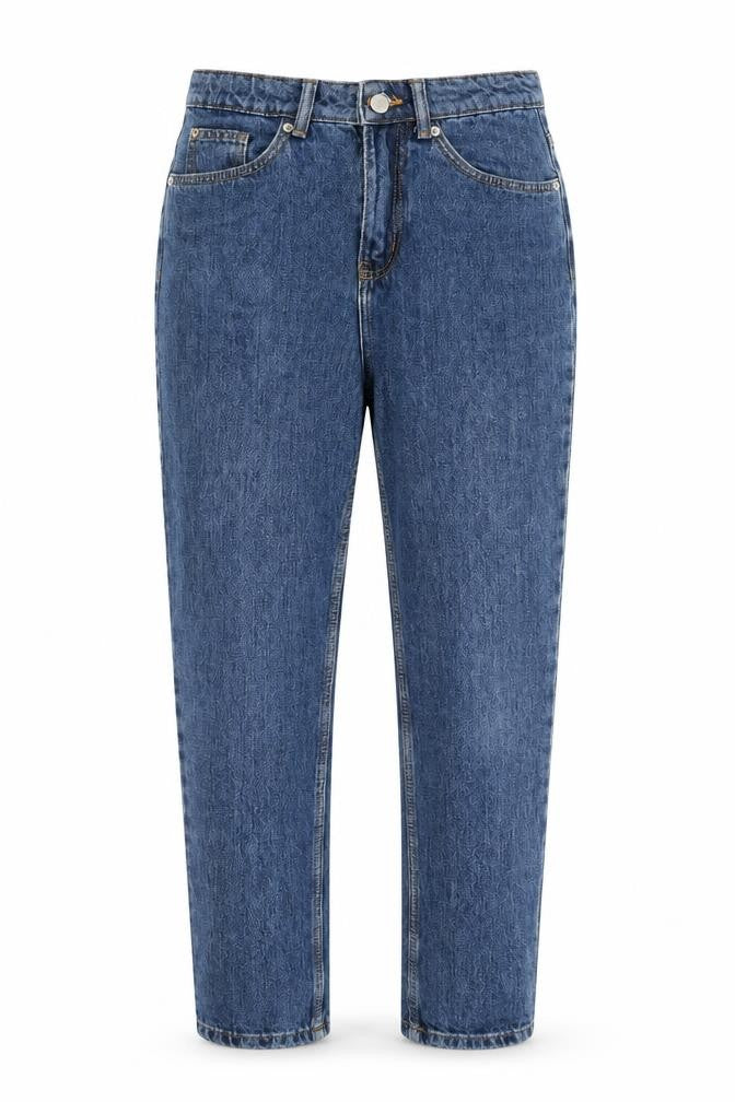 Womens UK Size 8 Denim & Co. Regular Fit Mom Blue Jeans