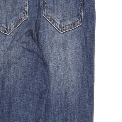 Buffalo Womens Blue Cotton Skinny Jeans Size 10 L28 in Regular Zip