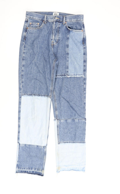 BDG Womens Blue Cotton Straight Jeans Size 28 in L32 in Regular Button