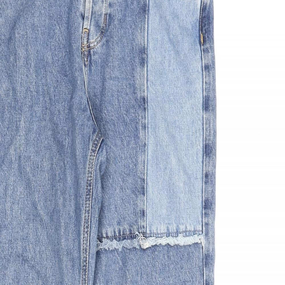 BDG Womens Blue Cotton Straight Jeans Size 28 in L32 in Regular Button