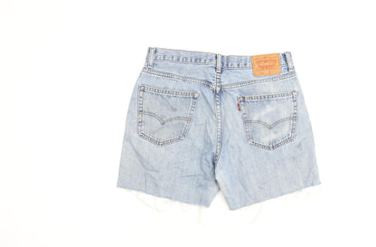 Levi's Mens Blue Cotton Bermuda Shorts Size 34 in Regular Button