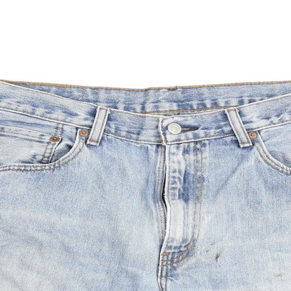 Levi's Mens Blue Cotton Bermuda Shorts Size 34 in Regular Button