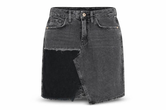 Womens UK Size 8 River Island A-Line Denim Skirt
