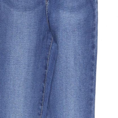 Noisy may Womens Blue Cotton Bootcut Jeans Size 28 in L31 in Regular Zip
