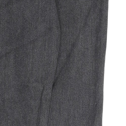 Very Girls Grey Cotton Skinny Jeans Size 15 Years L28 in Regular Zip