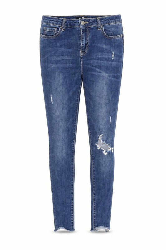 Womens UK Size 12 Very Regular Fit Skinny Blue Jeans