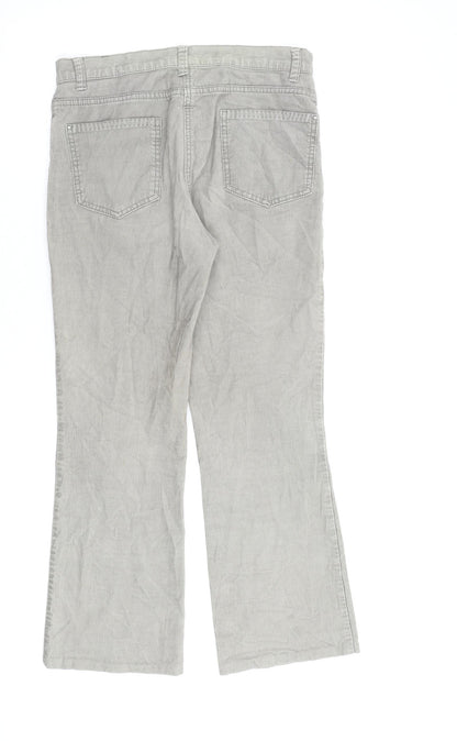 Womens UK Size 8 Marks and Spencer Regular Fit Straight Green Jeans
