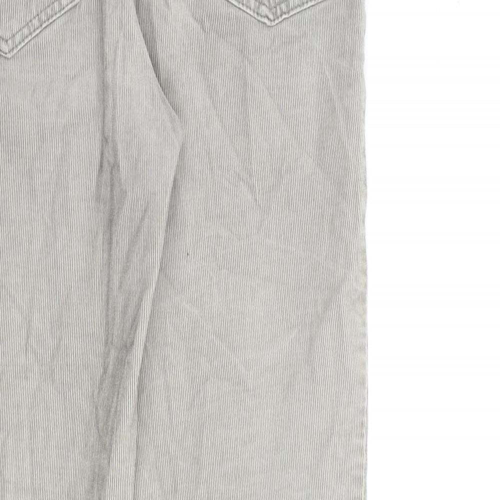 Womens UK Size 8 Marks and Spencer Regular Fit Straight Green Jeans