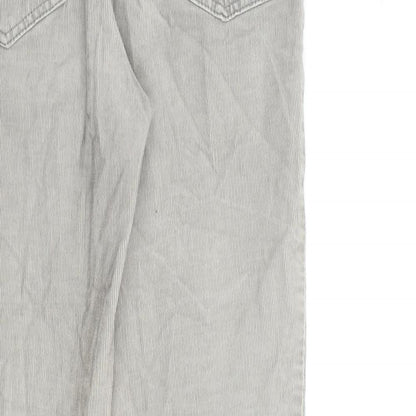 Womens UK Size 8 Marks and Spencer Regular Fit Straight Green Jeans