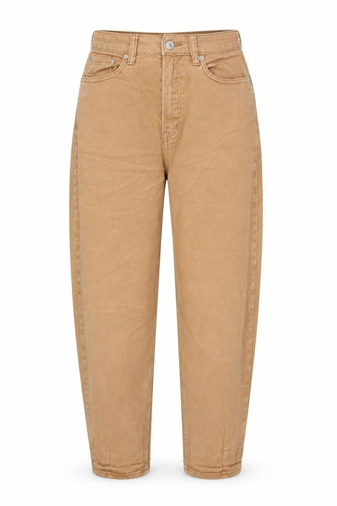 Womens UK Size 8 H&M Regular Fit Mom Brown Jeans