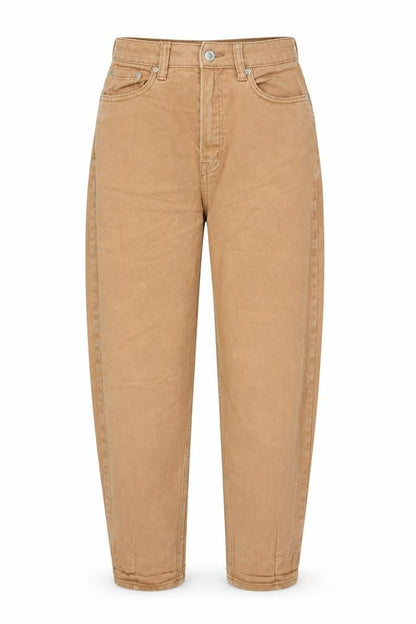 Womens UK Size 8 H&M Regular Fit Mom Brown Jeans