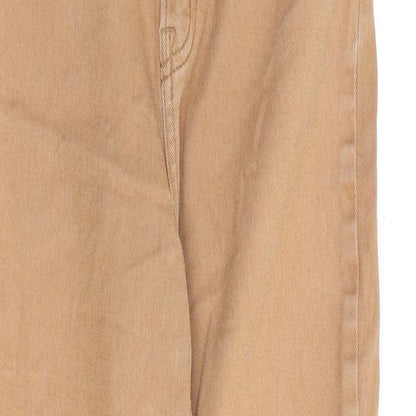 Womens UK Size 8 H&M Regular Fit Mom Brown Jeans