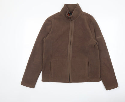 BC Clothing Womens Brown Jacket Size M Zip