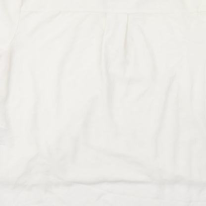 Womens UK Size 14 ASOS Ivory Basic Blouse