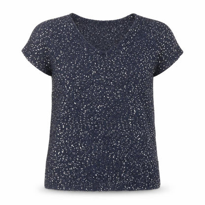 Womens UK Size M Quiz Blue Pullover Jumper