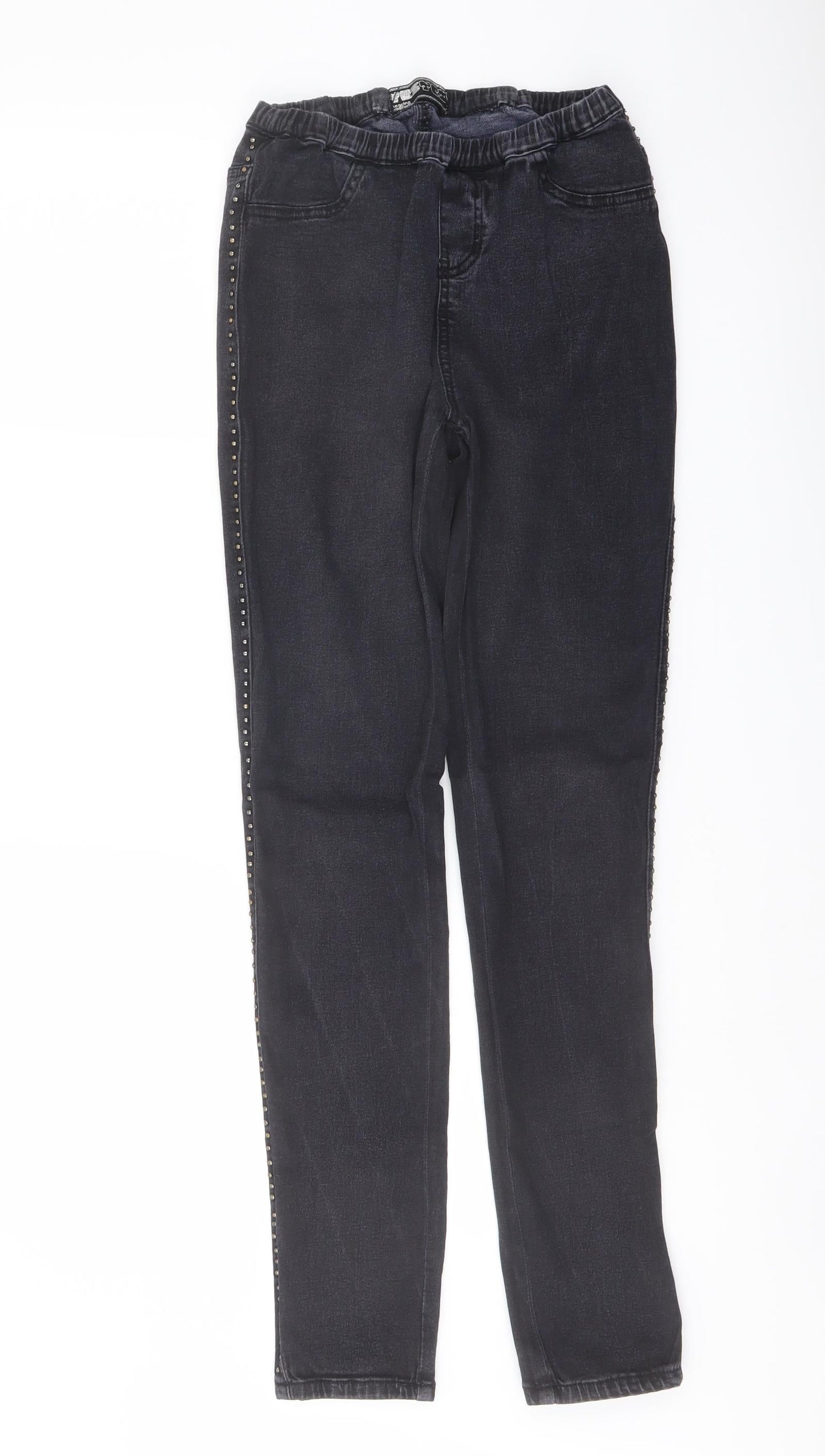 New Look Womens Blue Cotton Skinny Jeans Size 10 L30 in Regular