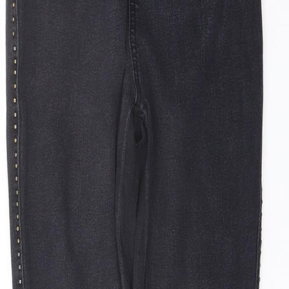 New Look Womens Blue Cotton Skinny Jeans Size 10 L30 in Regular