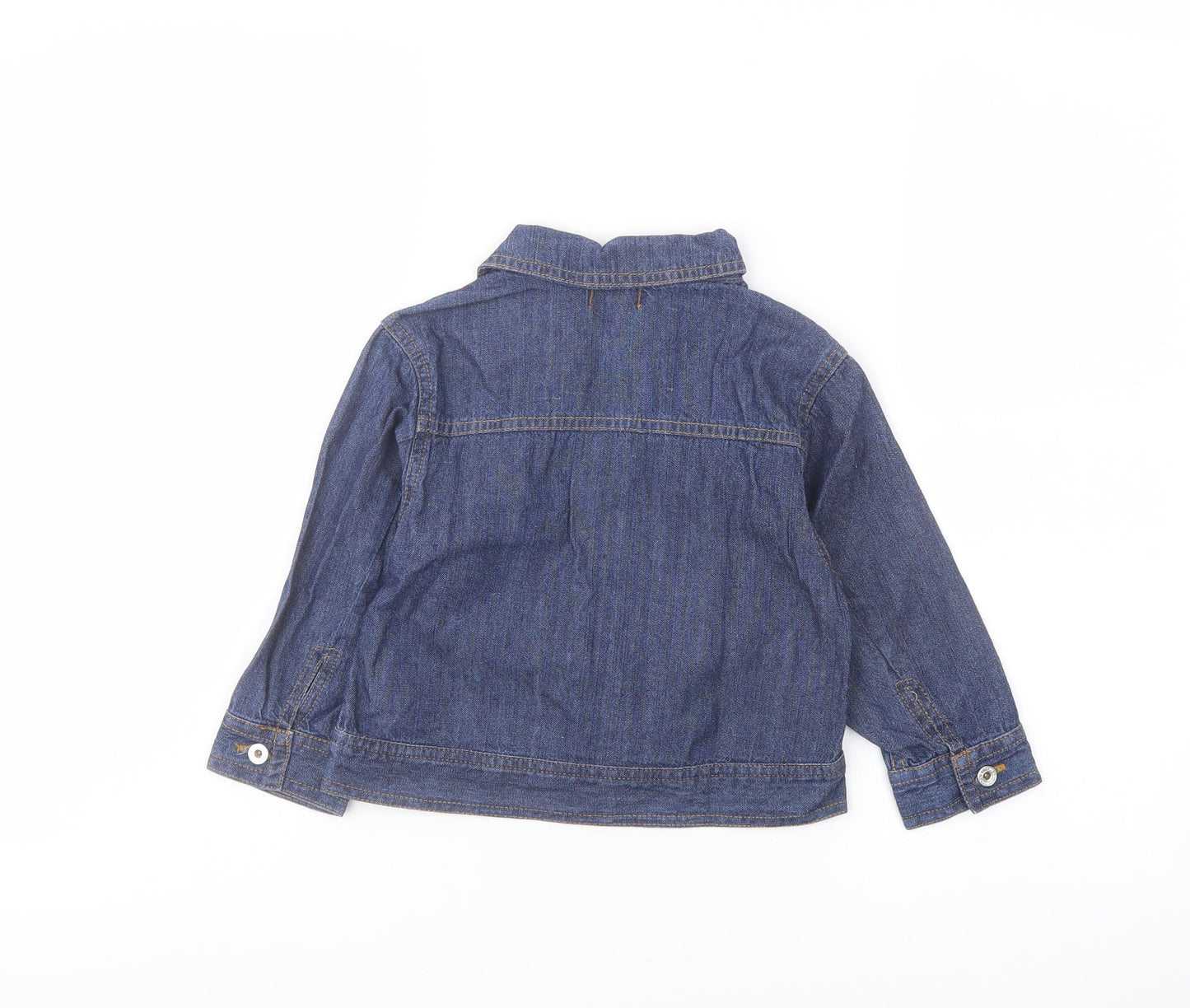 Chicco Baby Blue Jacket Size 18 Months Button