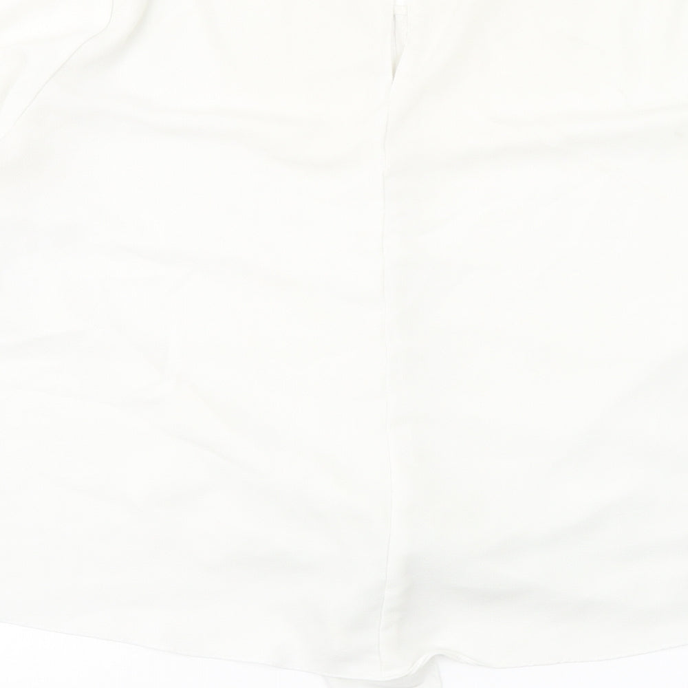 Womens UK Size 16 River Island White Basic Blouse