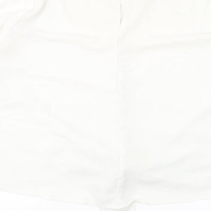 Womens UK Size 16 River Island White Basic Blouse