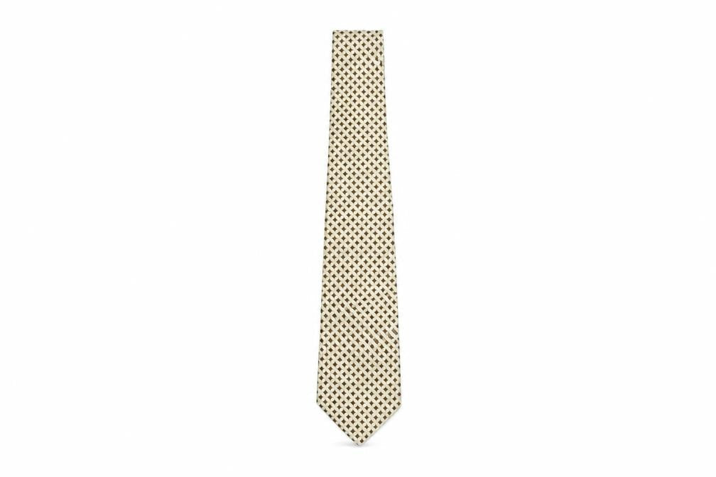 Profumo Mens Multicoloured Plaids & Checks Silk Pointed Tie One Size