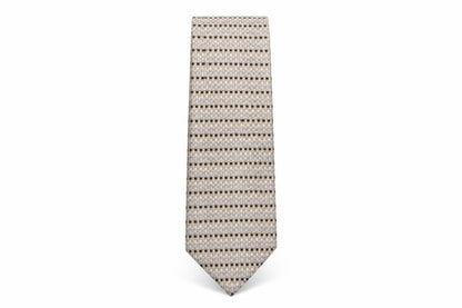 Dehavilland Mens Multicoloured Plaids & Checks Silk Pointed Tie One Size