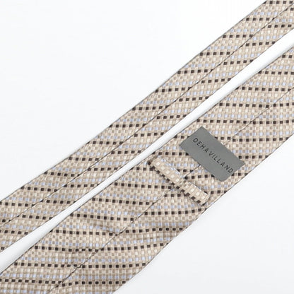 Mens Deha Villand Multicoloured Plaids & Checks  Pointed Tie