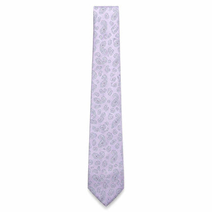 Mens Simon Carter Purple Geometric  Pointed Tie