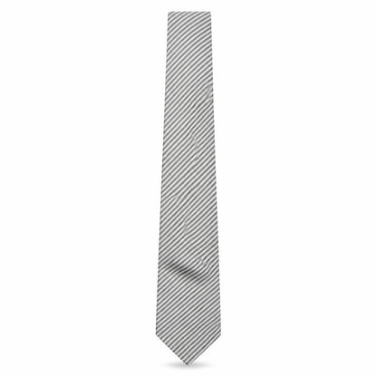 Carla Colombo Mens Green Striped Silk Pointed Tie One Size
