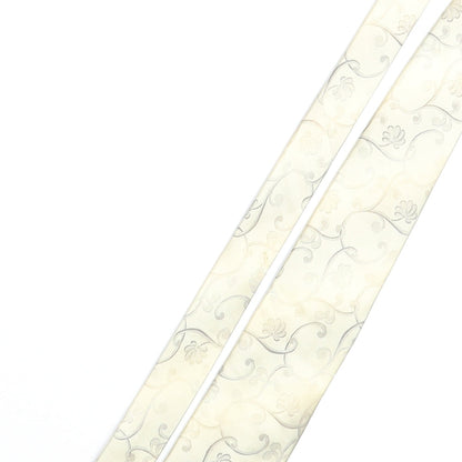 Mens Baumer Beige Geometric  Pointed Tie