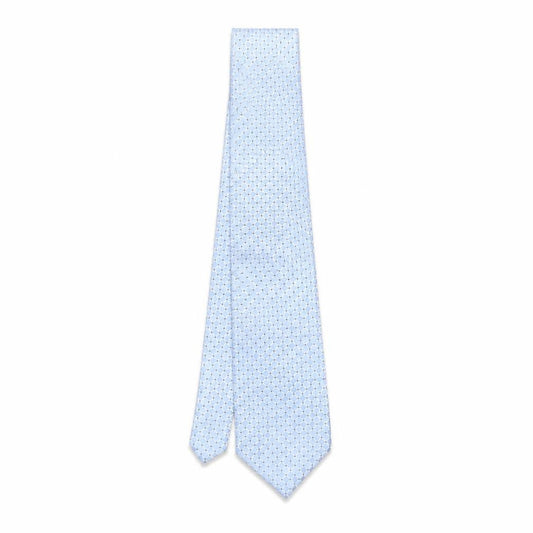 Mens Osborne Blue Plaids & Checks  Pointed Tie