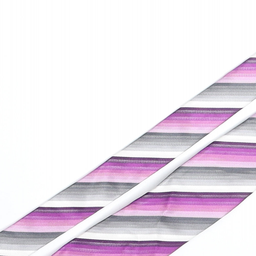 Mens Deha Villand Multicoloured Striped  Pointed Tie