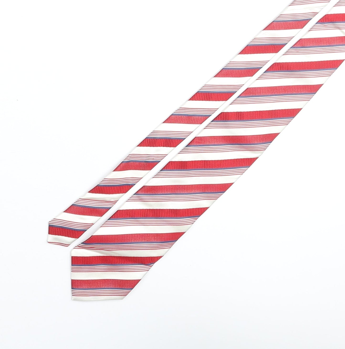 Mens Frangi Multicoloured Striped  Pointed Tie