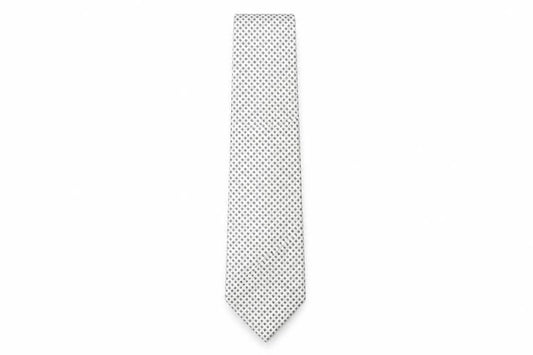 Mens Profuomo Grey Plaids & Checks  Pointed Tie