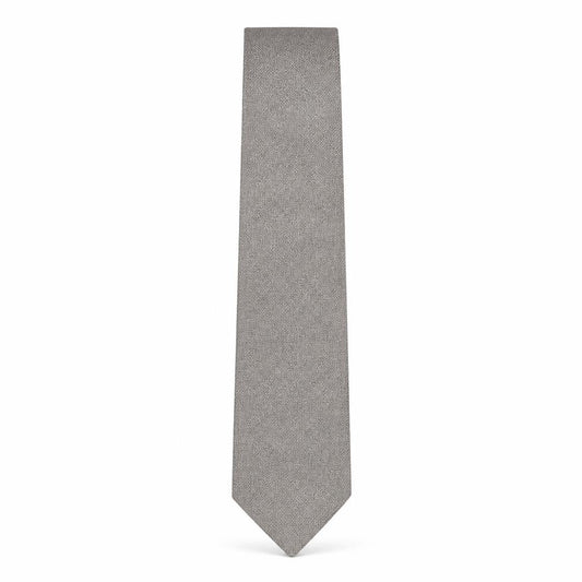 Valeria Boldi Mens Beige Polyester Pointed Tie One Size