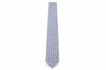 Mens Tie Rack Multicoloured Geometric  Pointed Tie