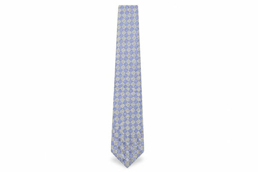 Mens Tie Rack Multicoloured Geometric  Pointed Tie