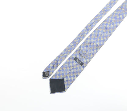 Tie Rack Mens Multicoloured Geometric Silk Pointed Tie One Size