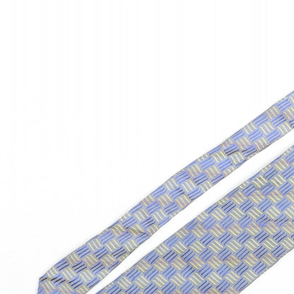 Tie Rack Mens Multicoloured Geometric Silk Pointed Tie One Size