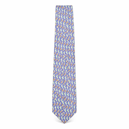 John Comfort Mens Multicoloured Geometric Silk Pointed Tie One Size - Owl Print