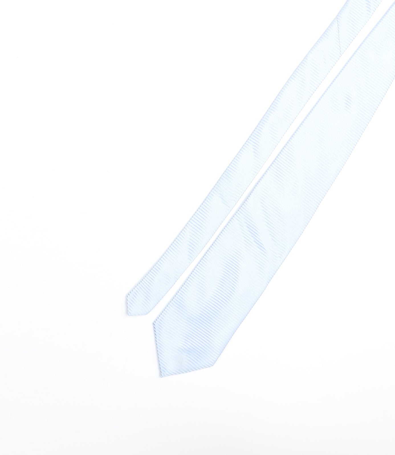 Roma Mens Blue Striped Silk Pointed Tie One Size